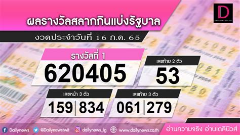 ตรวจลอตเตอรี่ 16 กรกฎาคม 2565